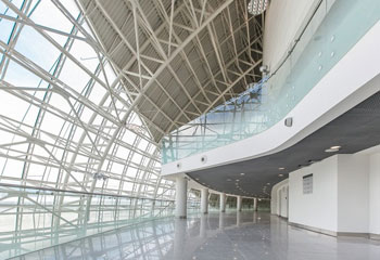 Конструктивные элементы купола Ледового Дворца «Большой» в Сочи